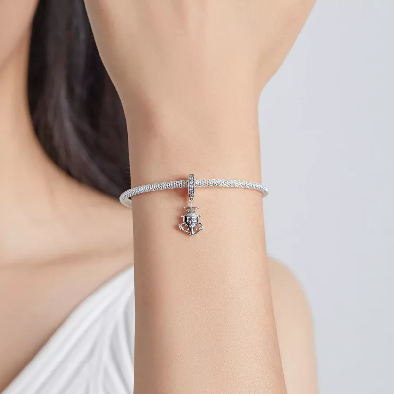 (afbeelding voor) Pandora Style World Travel - Skelet Piratenschip Hangende Bedel - SCC2030 - Bekijken 5