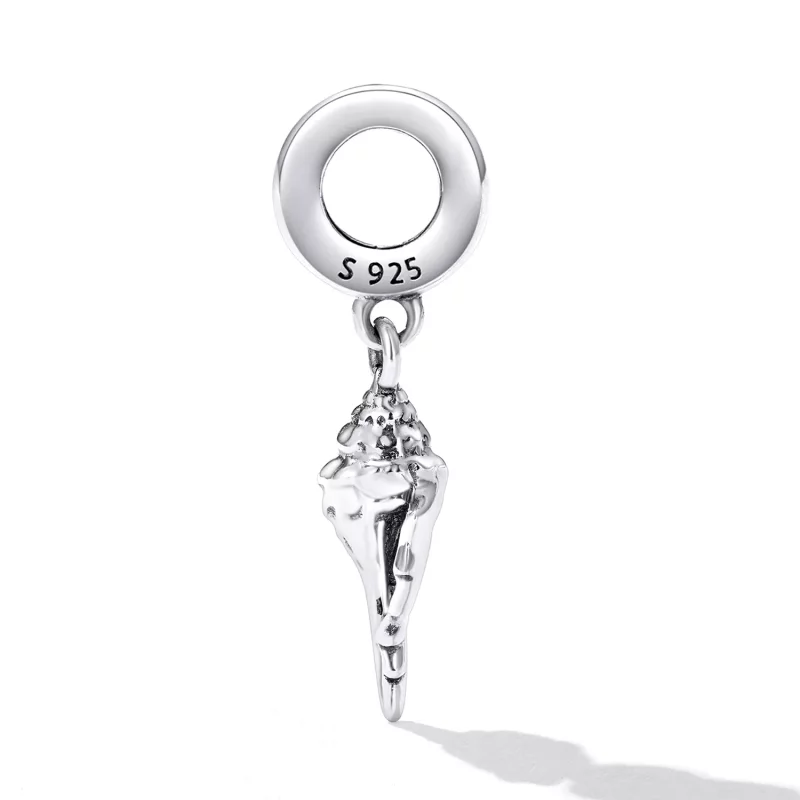 (afbeelding voor) Pandora Style Zilveren schelp Hangende Bedel - SCC2235 - Bekijken 3
