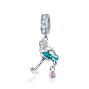 Pandora Style Zomercocktail Hangende Bedel - BSC262 (afbeelding voor) Pandora Style Zomercocktail Hangende Bedel - BSC262