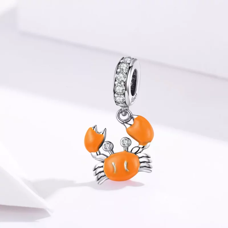 (afbeelding voor) Pandora Style Zomerkrab Hangende Bedel - BSC076 - Bekijken 2