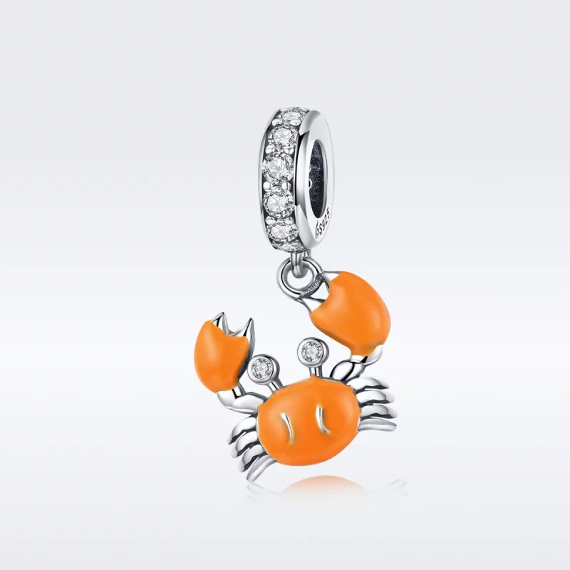 (afbeelding voor) Pandora Style Zomerkrab Hangende Bedel - BSC076 - Bekijken 5
