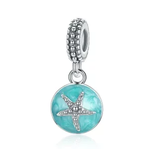 (afbeelding voor) Pandora Style Zomerstijl Blauwe Zee Hangende Bedel - SCC136