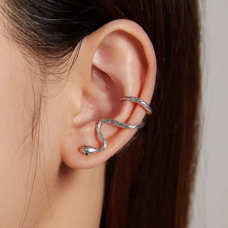 (afbeelding voor) Pandora Style Mystieke Slang Oorclip - BSE510 - Bekijken 6