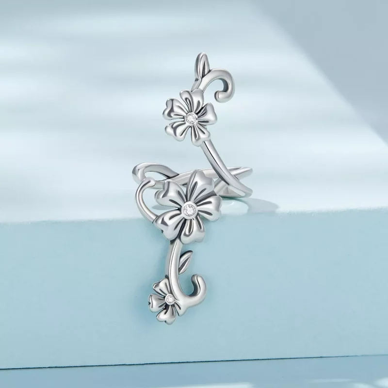 (afbeelding voor) Pandora Style Patroon Oorclip - SCE1512 - Bekijken 2
