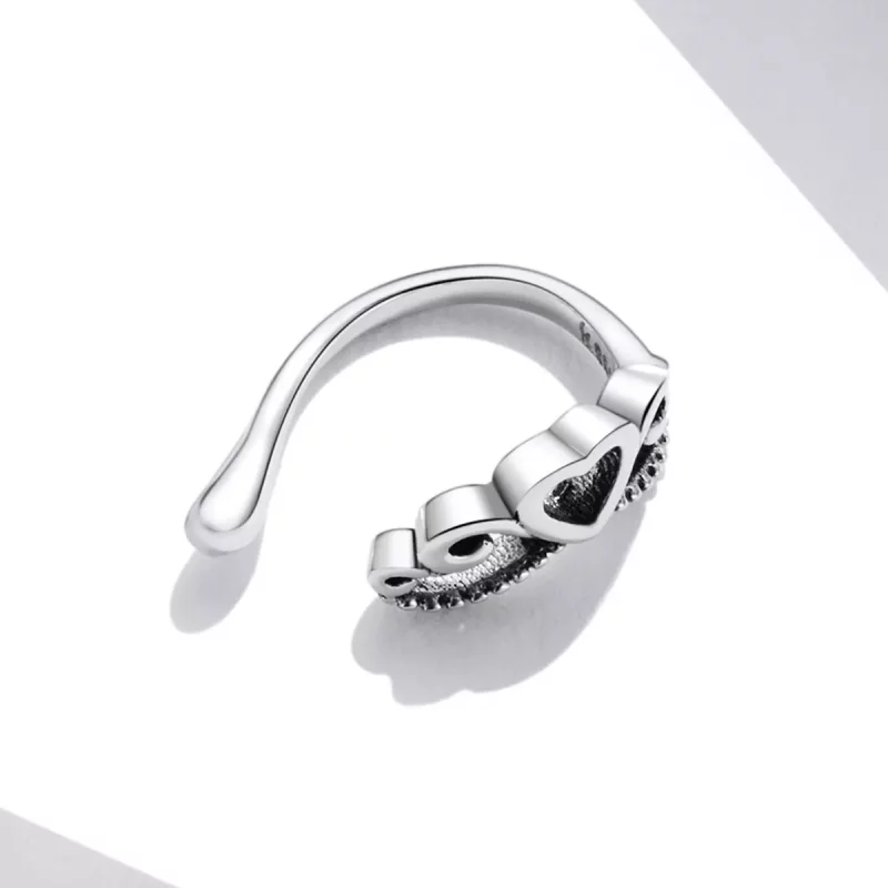 (afbeelding voor) Pandora Style Vintage Kroon Oorclip - SCE1201 - Bekijken 4