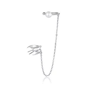 Pandora Style Vliegende Zwaluw Oorclip - BSE411 (afbeelding voor) Pandora Style Vliegende Zwaluw Oorclip - BSE411
