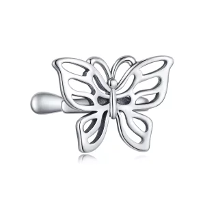 Pandora Style Vlinder Oorclip - SCE1506 (afbeelding voor) Pandora Style Vlinder Oorclip - SCE1506
