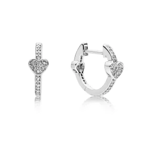 (afbeelding voor) PANDORA Alluring Hearts Oorbellen 297290CZ
