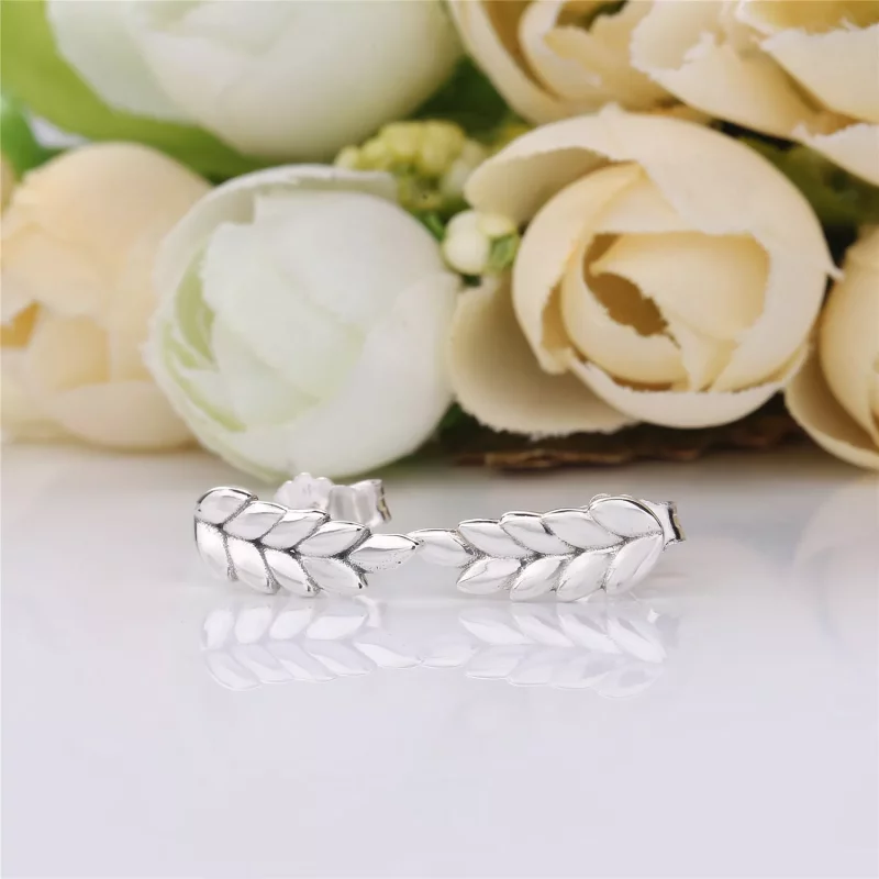 (afbeelding voor) PANDORA Curved Grains Oorbellen 297730 - Bekijken 2
