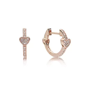 (afbeelding voor) Pandora Rose Alluring Hearts Oorbellen 287290CZ