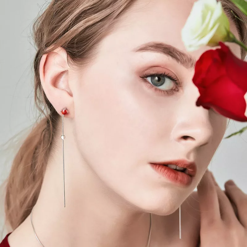 (afbeelding voor) Pandora Style Aanhankelijk Oorhangers - SCE252 - Bekijken 2