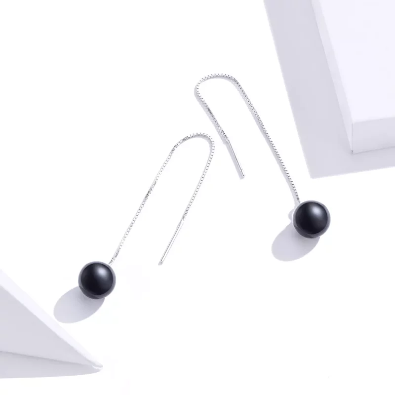 (afbeelding voor) Pandora Style agaat Oorhangers - SCE878 - Bekijken 3