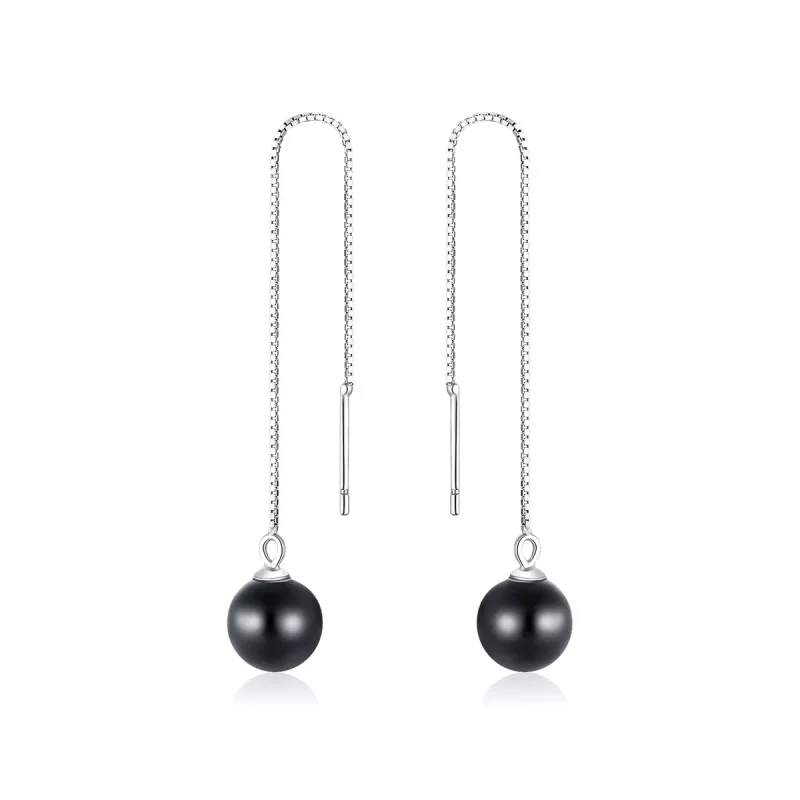 (afbeelding voor) Pandora Style agaat Oorhangers - SCE878