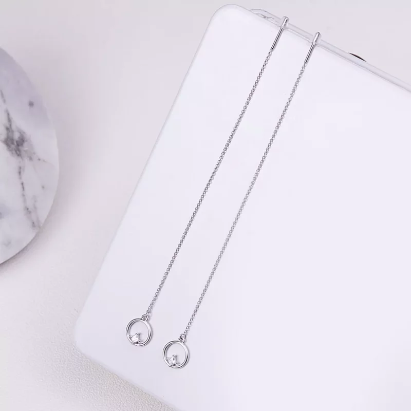 (afbeelding voor) Pandora Style Altijd aanhankelijk Oorhangers - SCE080 - Bekijken 5