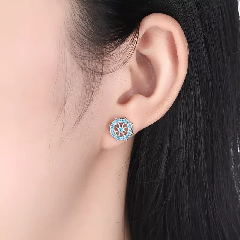 (afbeelding voor) Pandora Style Anker Oorknopjes - SCE030 - Bekijken 6