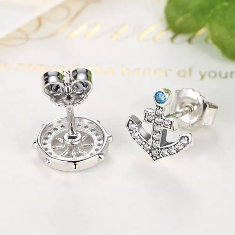 (afbeelding voor) Pandora Style Anker Oorknopjes - SCE030 - Bekijken 8