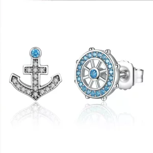 Pandora Style Anker Oorknopjes - SCE030 (afbeelding voor) Pandora Style Anker Oorknopjes - SCE030