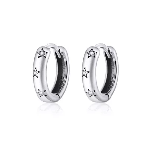 (afbeelding voor) Pandora Style Anti-allergie sterren Oorringen - SCE873