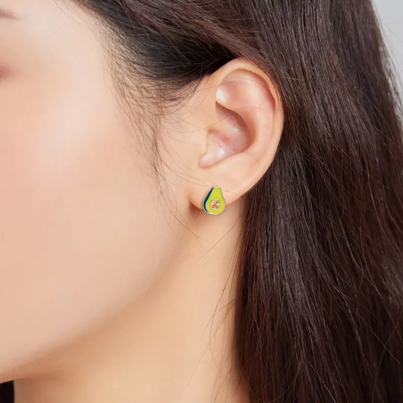 (afbeelding voor) Pandora Style Avocado Oorknopjes - SCE1015 - Bekijken 5