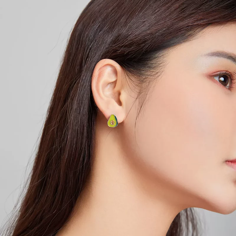 (afbeelding voor) Pandora Style Avocado Oorknopjes - SCE1015 - Bekijken 7