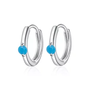 Pandora Style Bal Oorringen - SCE1050-BU (afbeelding voor) Pandora Style Bal Oorringen - SCE1050-BU