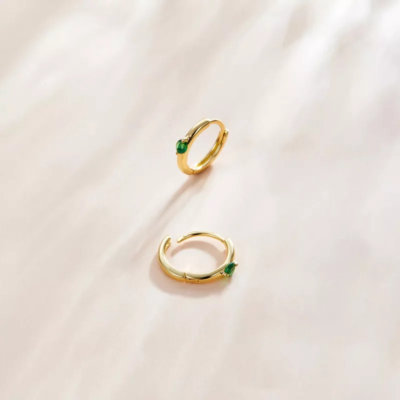 (afbeelding voor) Pandora Style Bal Oorringen - SCE1050-GN - Bekijken 3