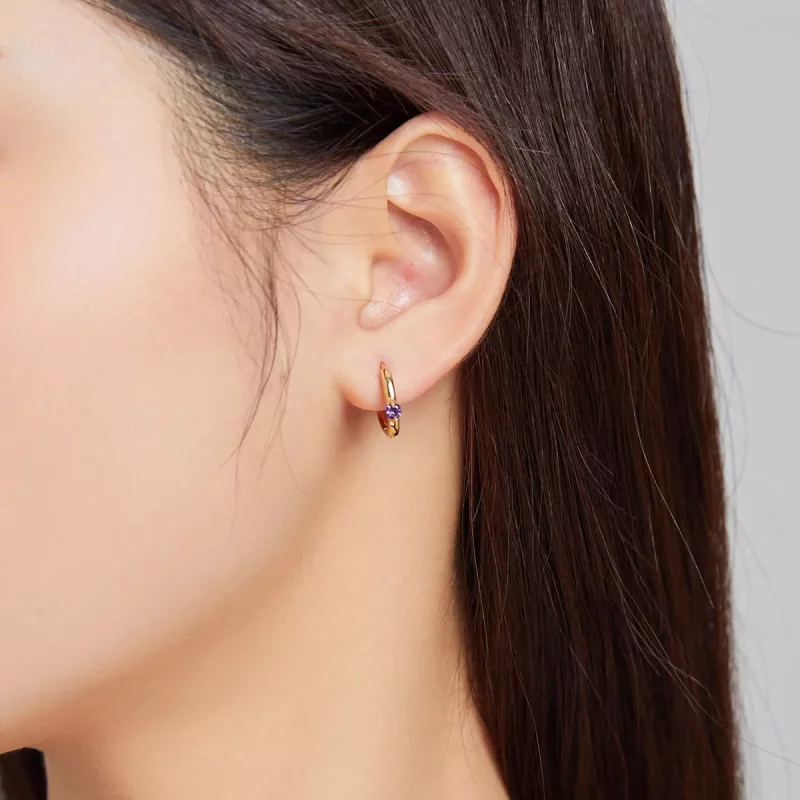 (afbeelding voor) Pandora Style Bal Oorringen - SCE1050-VT - Bekijken 5