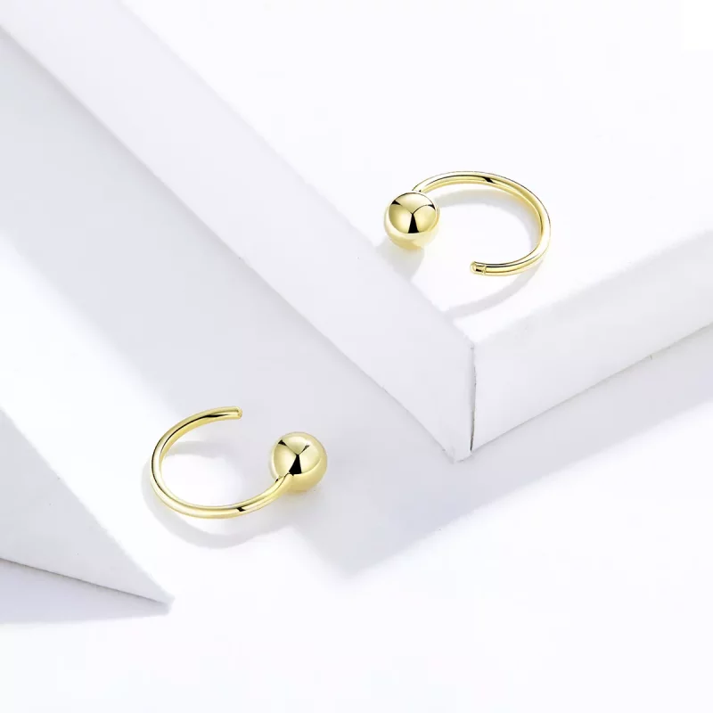 (afbeelding voor) Pandora Style Bal Oorringen - SCE782-B - Bekijken 4