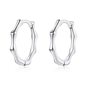Pandora Style Bamboe Oorringen - SCE988 (afbeelding voor) Pandora Style Bamboe Oorringen - SCE988