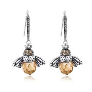 (afbeelding voor) Pandora Style Bij Oorhangers - SCE149