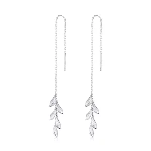 Pandora Style bladeren Oorhangers - SCE987 (afbeelding voor) Pandora Style bladeren Oorhangers - SCE987
