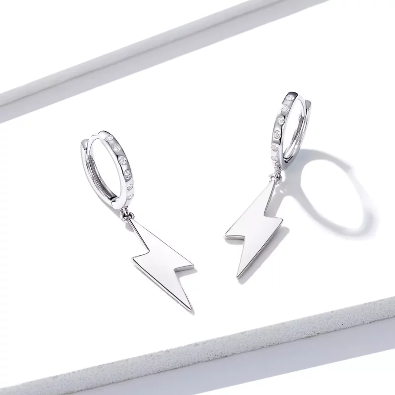 (afbeelding voor) Pandora Style Bliksemschicht Oorhangers - BSE221 - Bekijken 2
