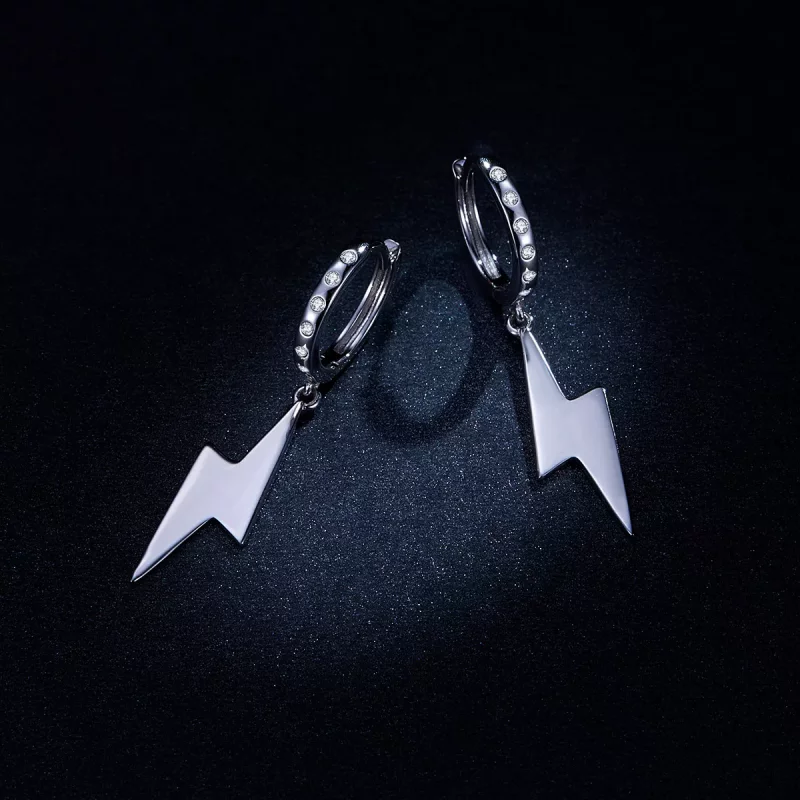 (afbeelding voor) Pandora Style Bliksemschicht Oorhangers - BSE221 - Bekijken 9