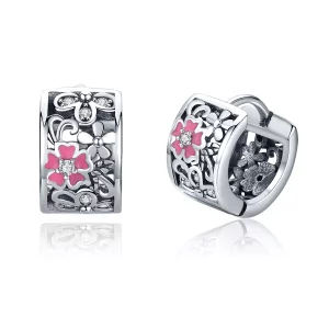 (afbeelding voor) Pandora Style Bloem taal Oorknopjes - SCE541