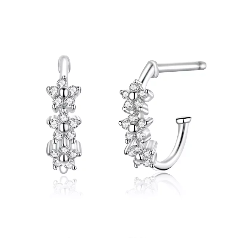 (afbeelding voor) Pandora Style Bloesem Oorringen - SCE756
