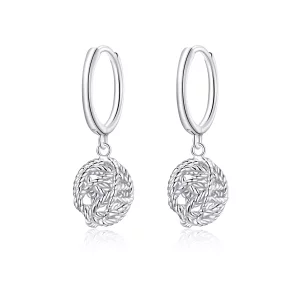 Pandora Style Bol garen Oorhangers - SCE981 (afbeelding voor) Pandora Style Bol garen Oorhangers - SCE981