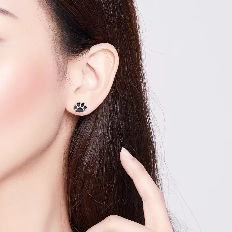 (afbeelding voor) Pandora Style Budding Claws Oorknopjes - SCE757 - Bekijken 5