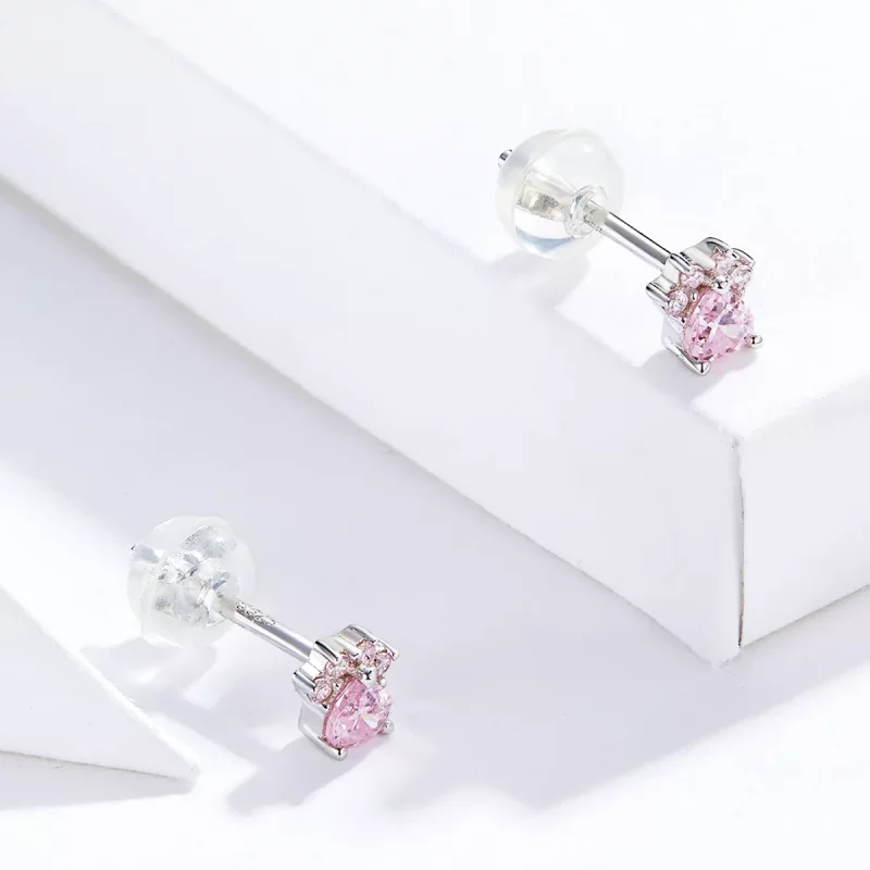 (afbeelding voor) Pandora Style Budding Claws Oorknopjes - SCE781 - Bekijken 4