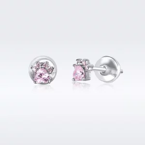 (afbeelding voor) Pandora Style Budding Claws Oorknopjes - SCE781