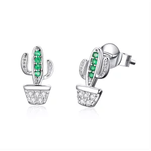 (afbeelding voor) Pandora Style Cactus Oorknopjes - SCE522