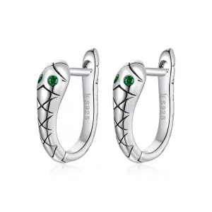 (afbeelding voor) Pandora Style Cartoon slang Oorringen - SCE1104