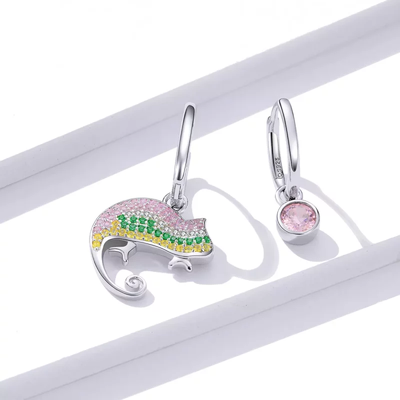 (afbeelding voor) Pandora Style Chamaeleonidae Oorhangers - BSE368 - Bekijken 2