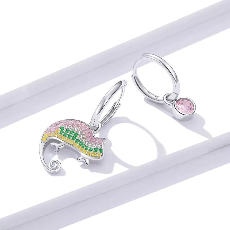(afbeelding voor) Pandora Style Chamaeleonidae Oorhangers - BSE368 - Bekijken 4