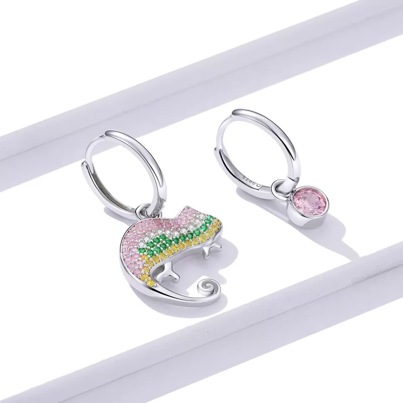 (afbeelding voor) Pandora Style Chamaeleonidae Oorhangers - BSE368 - Bekijken 5