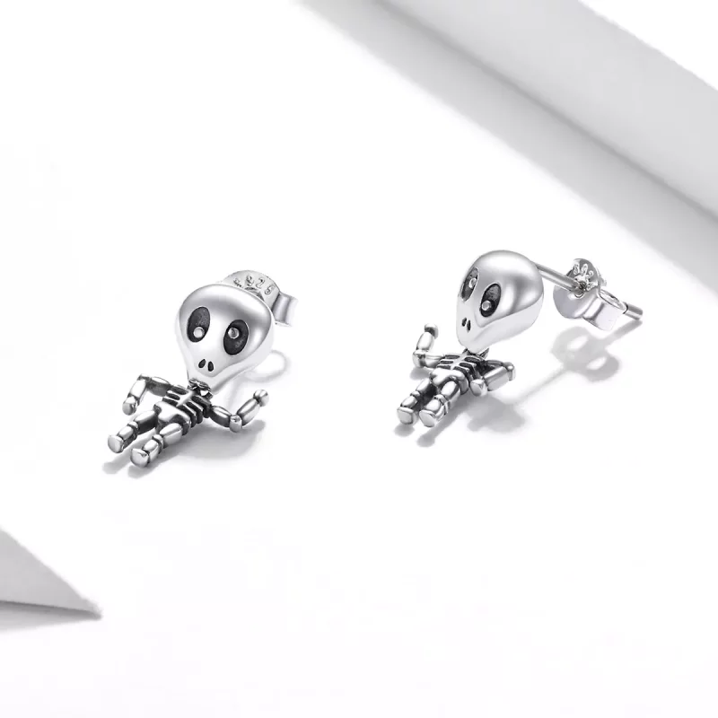 (afbeelding voor) Pandora Style Cool skelet Oorknopjes - SCE1110 - Bekijken 3