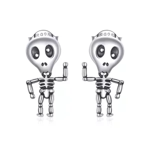 (afbeelding voor) Pandora Style Cool skelet Oorknopjes - SCE1110