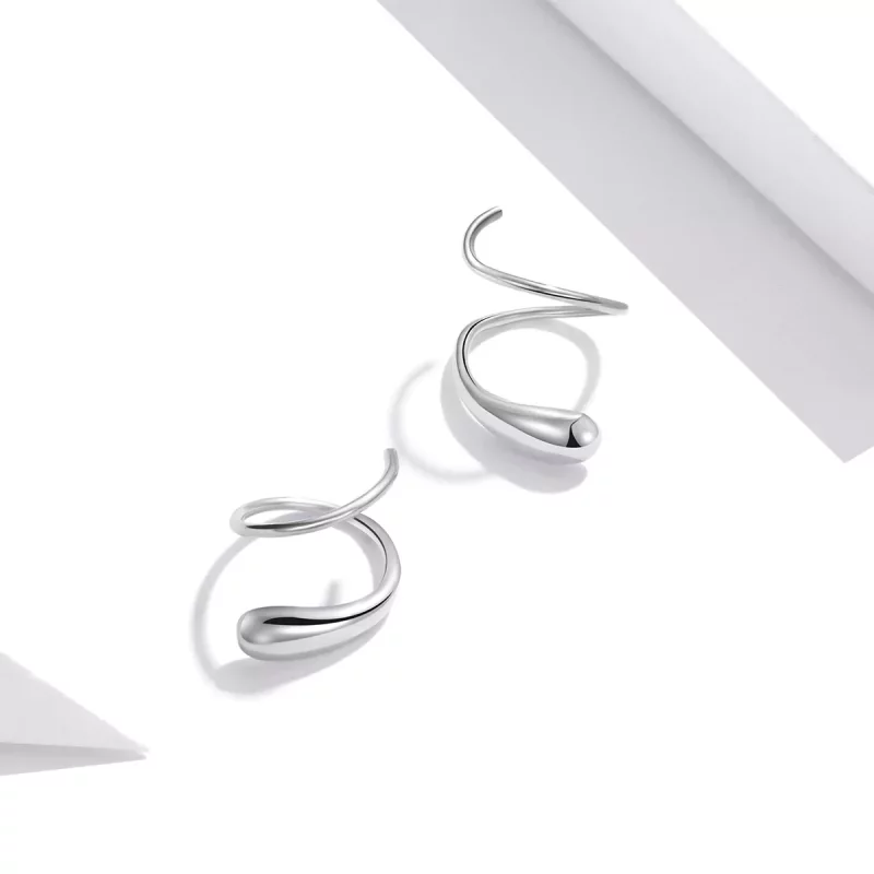 (afbeelding voor) Pandora Style Creatieve waterdruppels Oorknopjes - SCE1130 - Bekijken 3