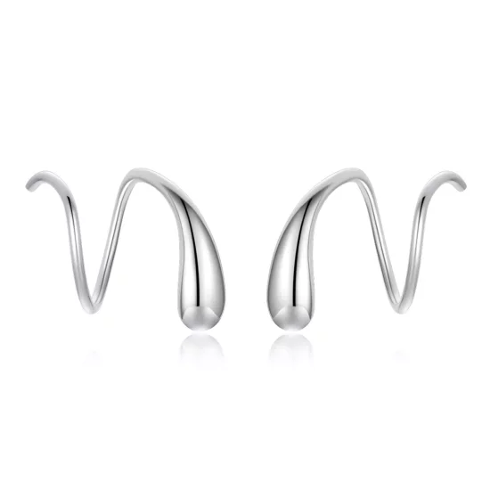 (afbeelding voor) Pandora Style Creatieve waterdruppels Oorknopjes - SCE1130
