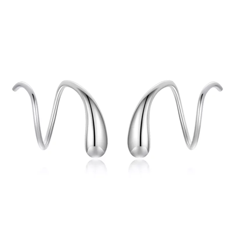 (afbeelding voor) Pandora Style Creatieve waterdruppels Oorknopjes - SCE1130