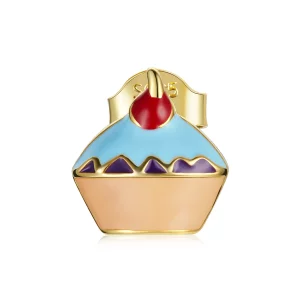 (afbeelding voor) Pandora Style Cupcake Oorknopjes - SCE1161